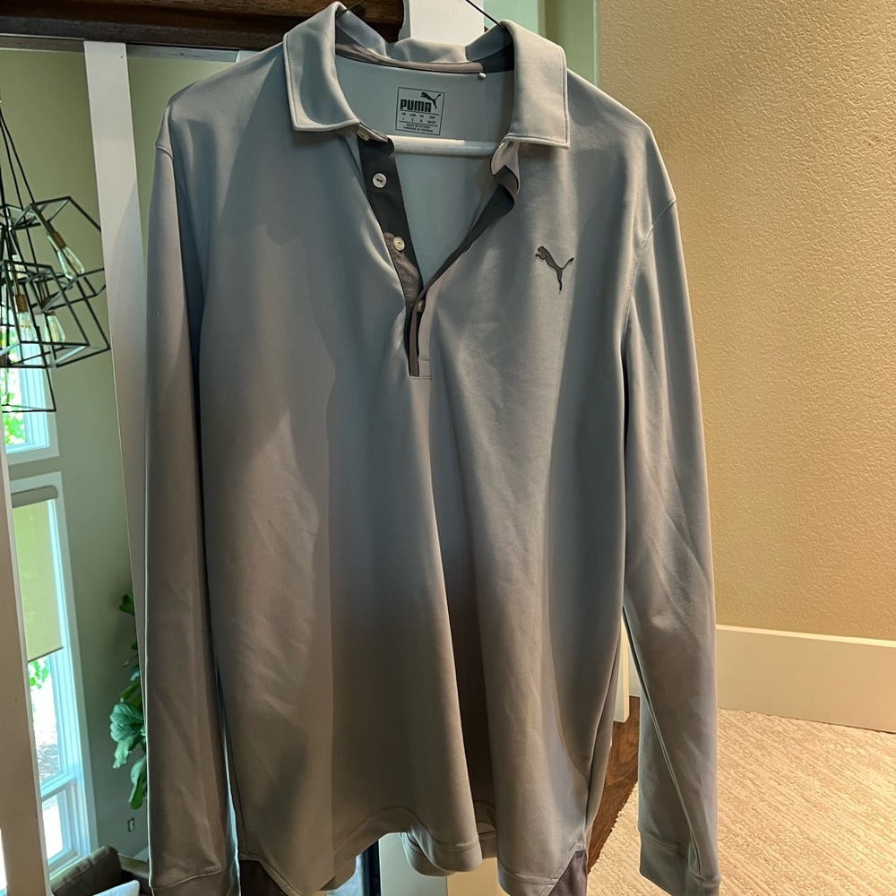 Puma Long-sleeve Polo - Large